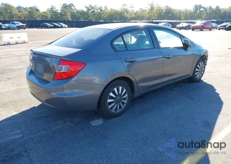 2012 Honda Civic Lx z USA, uszkodzony, nr VIN 19XFB2F53CE355064